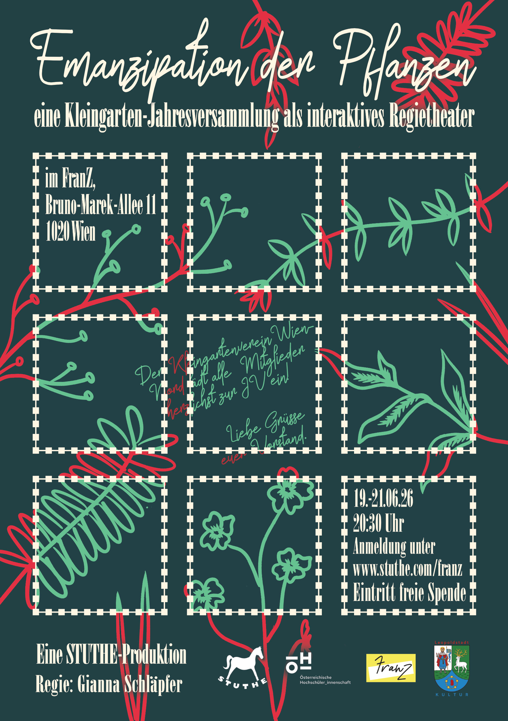 Ein ereignisreiches Jahr: Emanzipation der Pflanzen - Eine Jahresversammlung als interaktives Regietheater